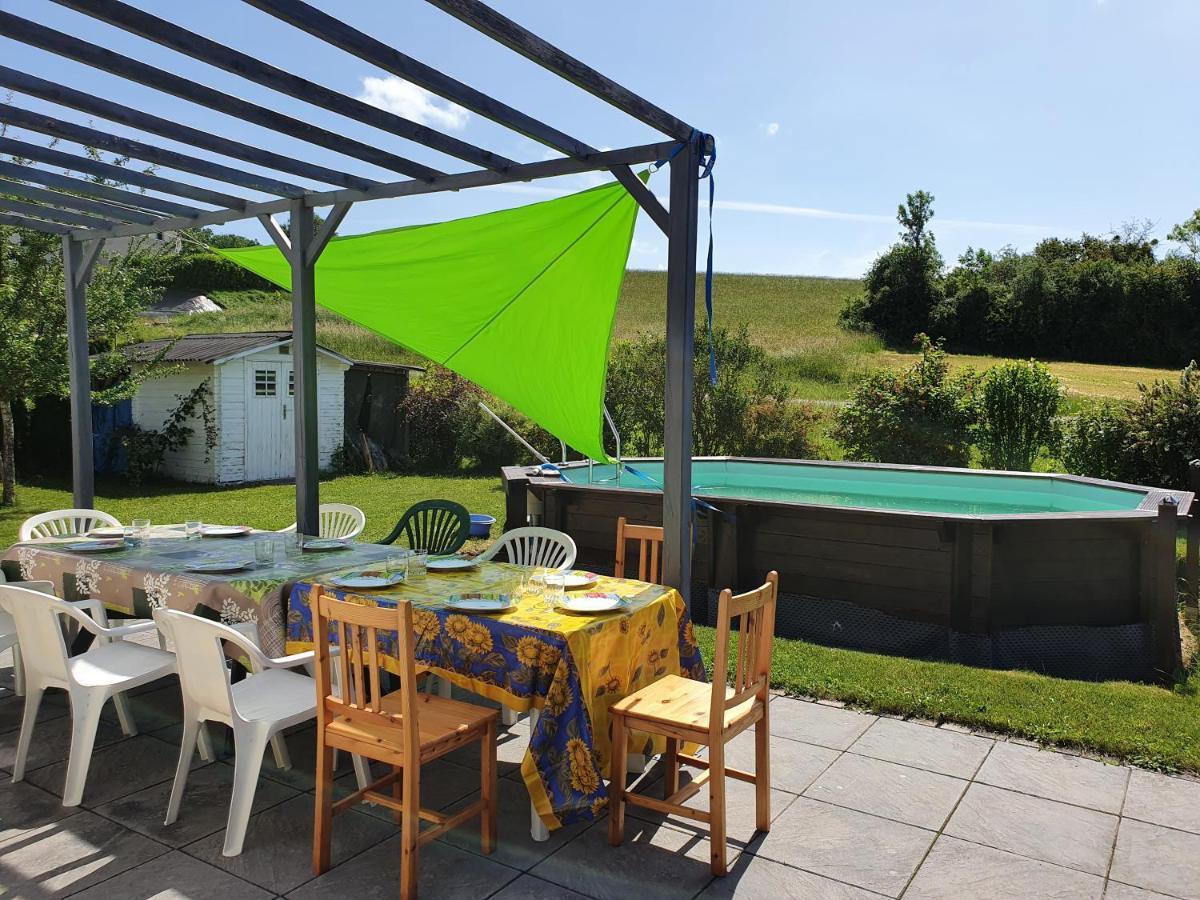 Villa Du Pic Vert 105M2 , 4 Chambres De Plain-Pied Avec Piscine A Montfaucon Montfaucon  Dış mekan fotoğraf